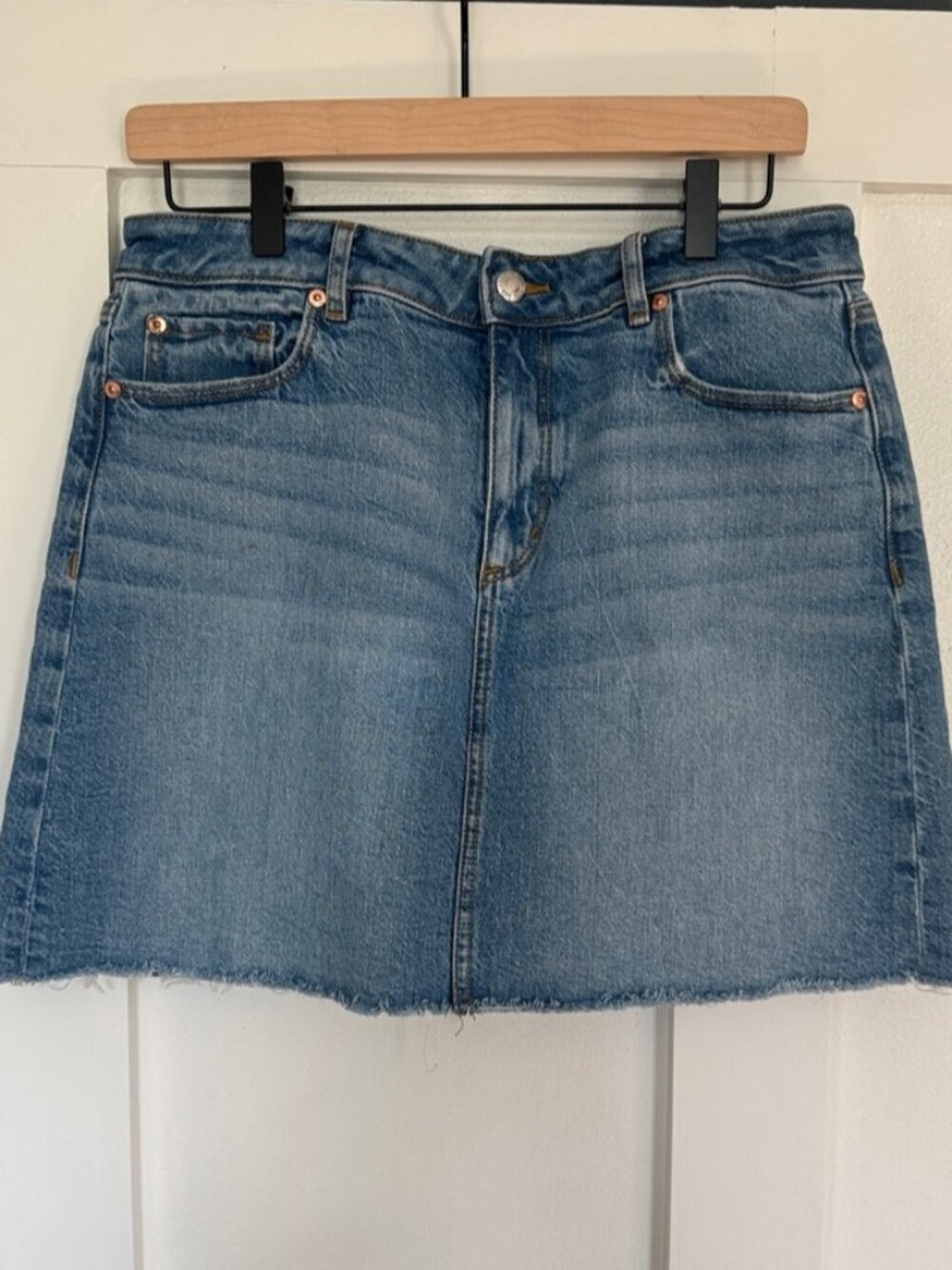Denim Mini Skirt